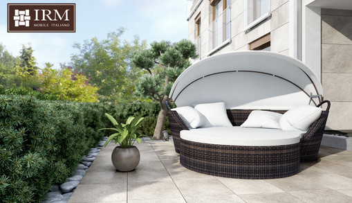 Zestaw Concha Sofa + Podnóżek